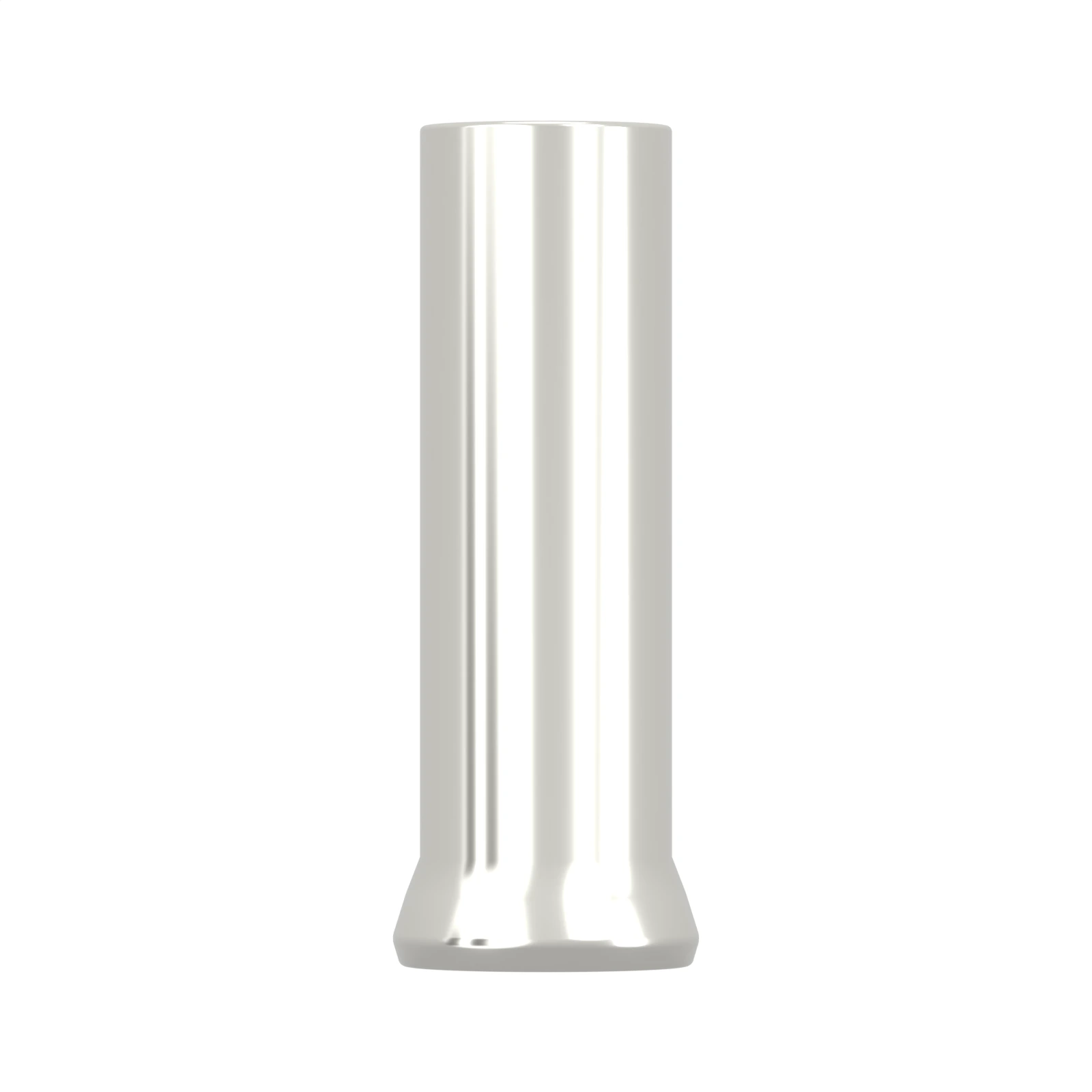 HEN1006 non-insulated bootlace ferrule, 1 mm² / 18 AWG, 6 mm barrel, front view