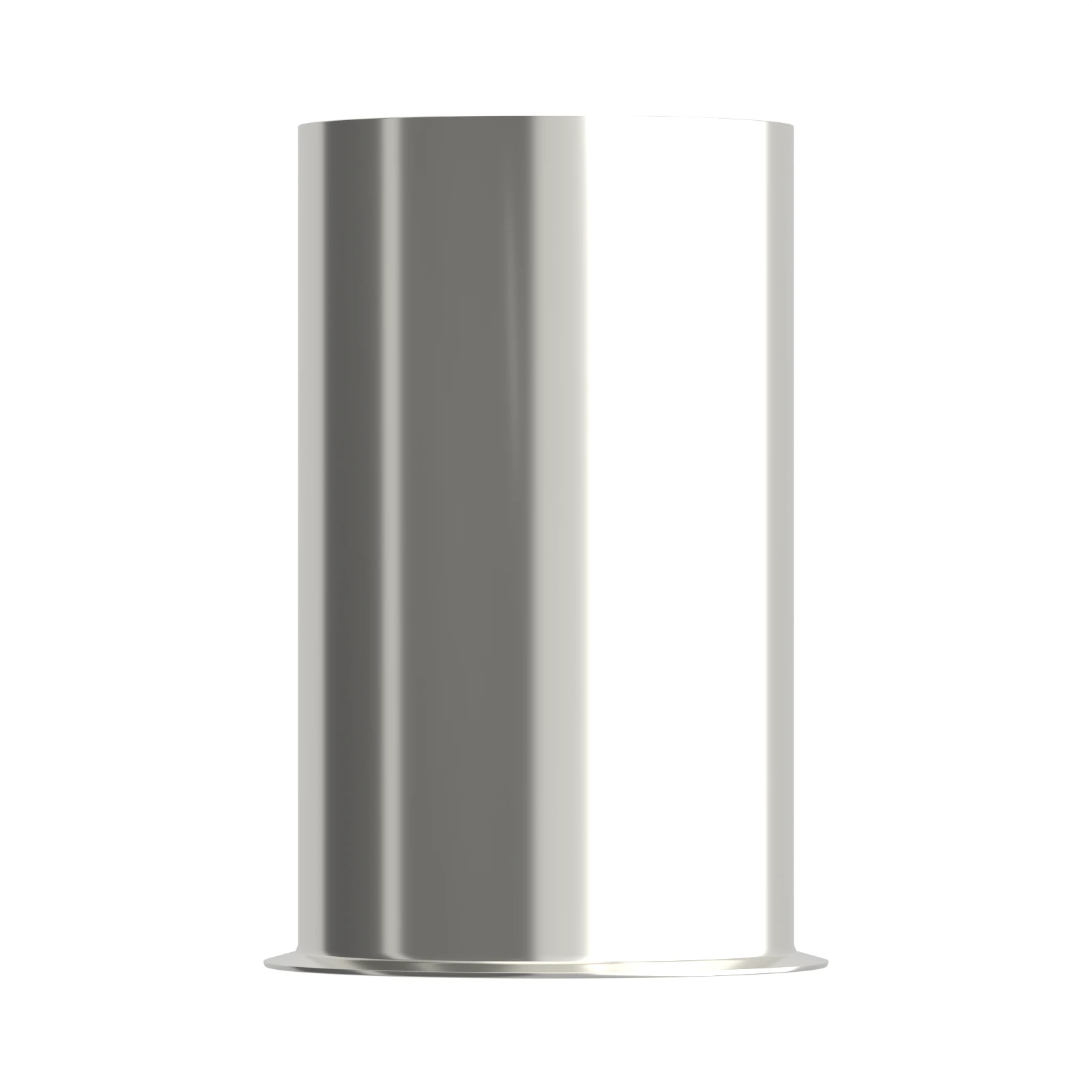 HEN120-30 non-insulated bootlace ferrule, 120 mm² / 4/0 AWG, 30 mm barrel, front view