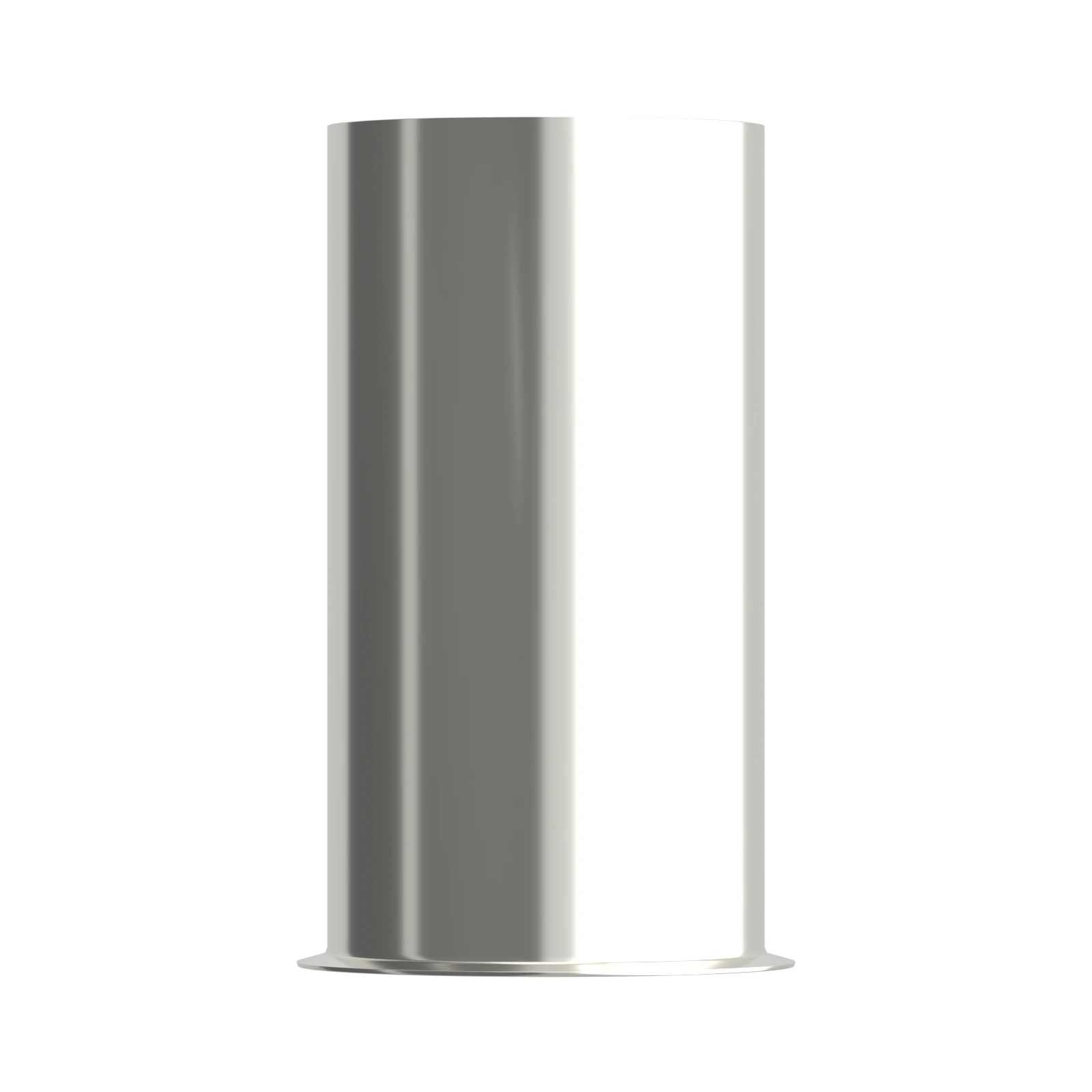 HEN120-34 non-insulated bootlace ferrule, 120 mm² / 4/0 AWG, 34 mm barrel, front view