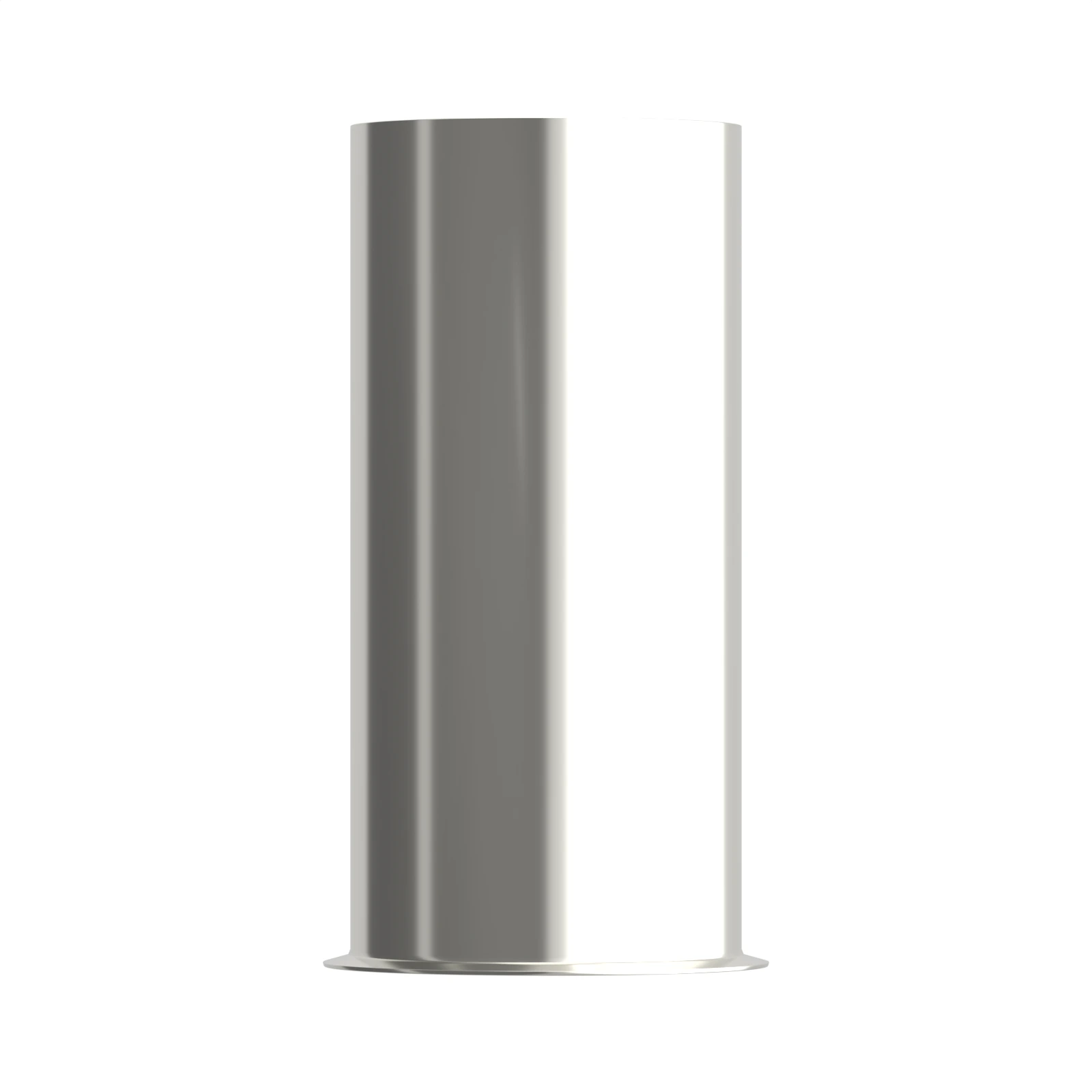 HEN120-38 non-insulated bootlace ferrule, 120 mm² / 4/0 AWG, 38 mm barrel, front view