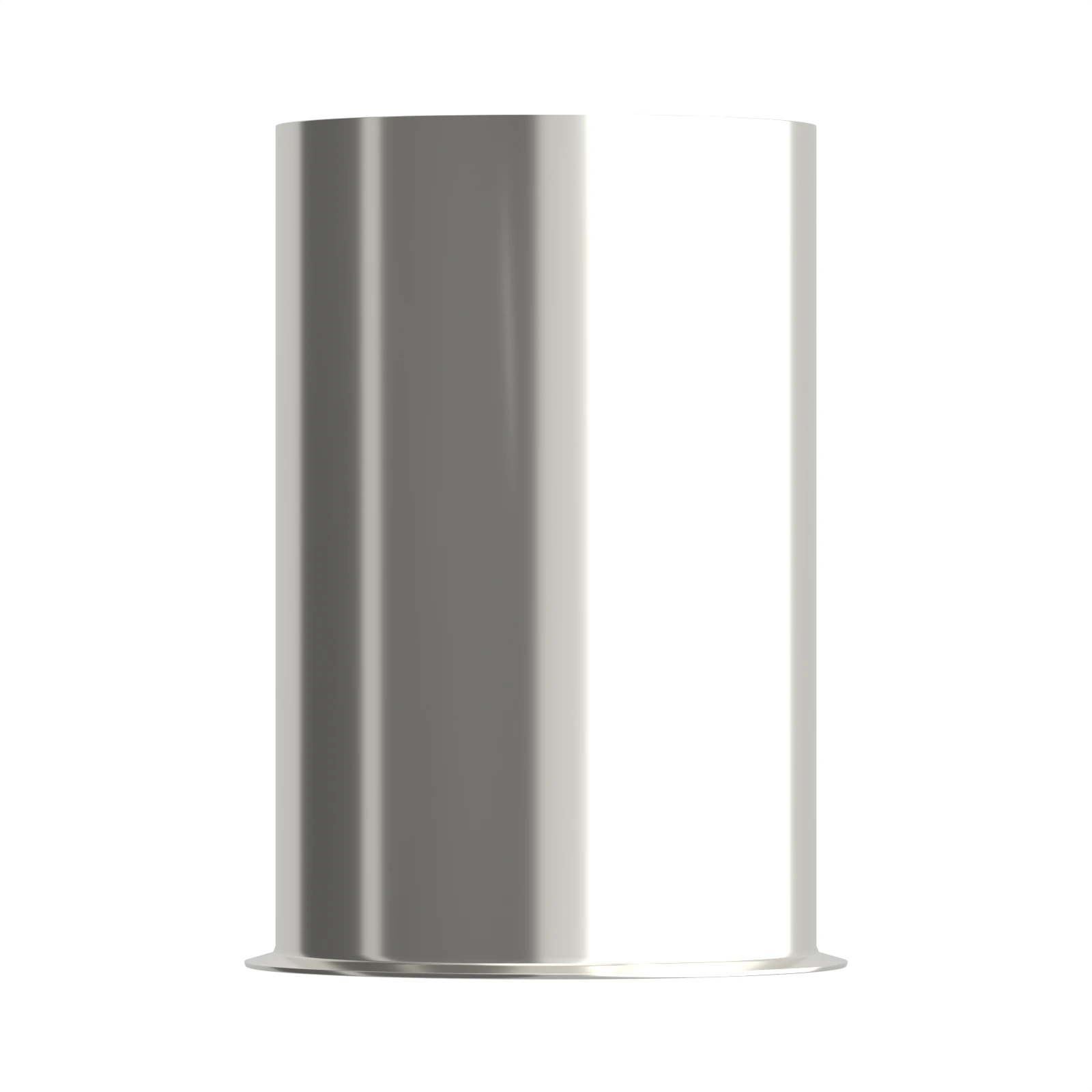 HEN150-32 non-insulated bootlace ferrule, 150 mm² / 250/300 MCM, 32 mm barrel, front view