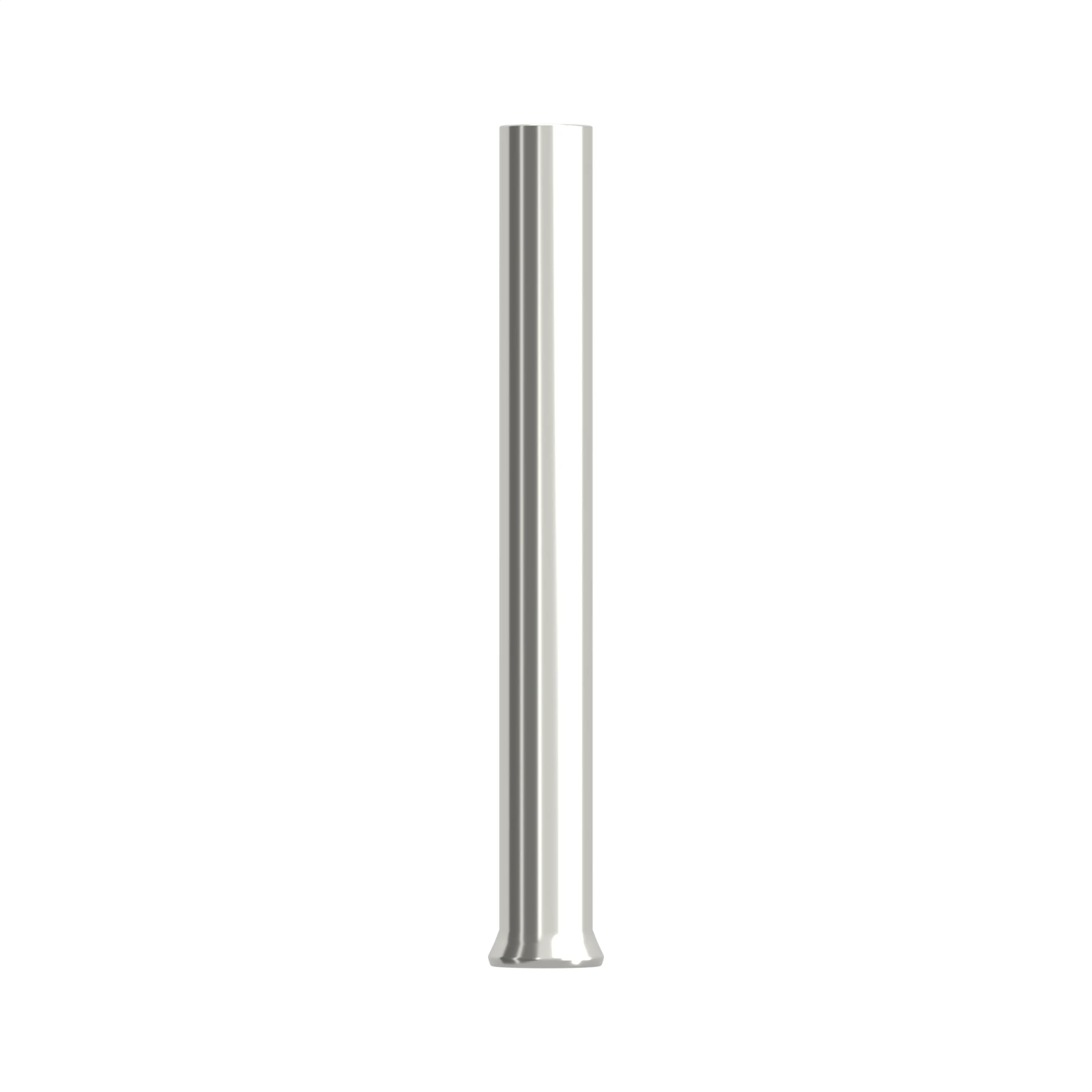HEN1518 non-insulated bootlace ferrule, 1.5 mm² / 16 AWG, 18 mm barrel, front view