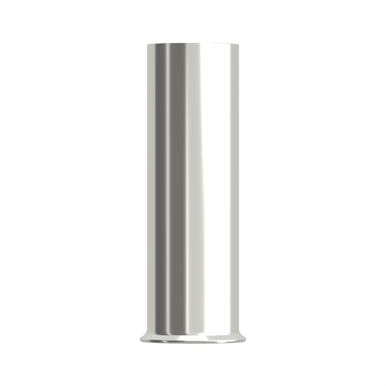 HEN16-20 non-insulated bootlace ferrule, 16 mm² / 6 AWG, 20 mm barrel, front view