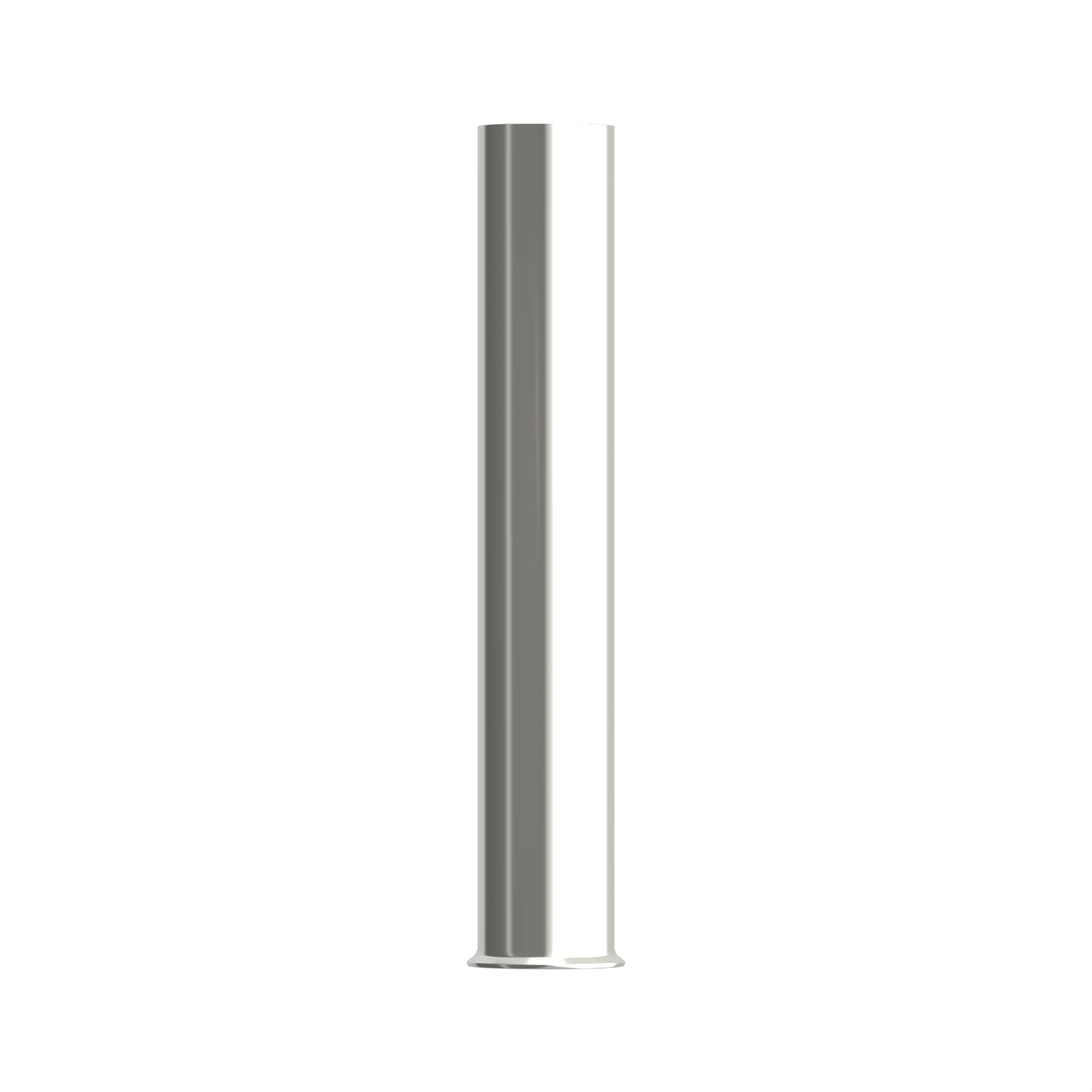 HEN16-38 non-insulated bootlace ferrule, 16 mm² / 6 AWG, 38 mm barrel, front view