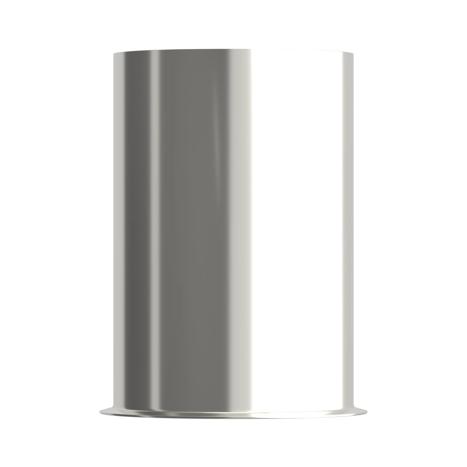 HEN185-32 non-insulated bootlace ferrule, 185 mm² / 300/350 MCM, 32 mm barrel, front view