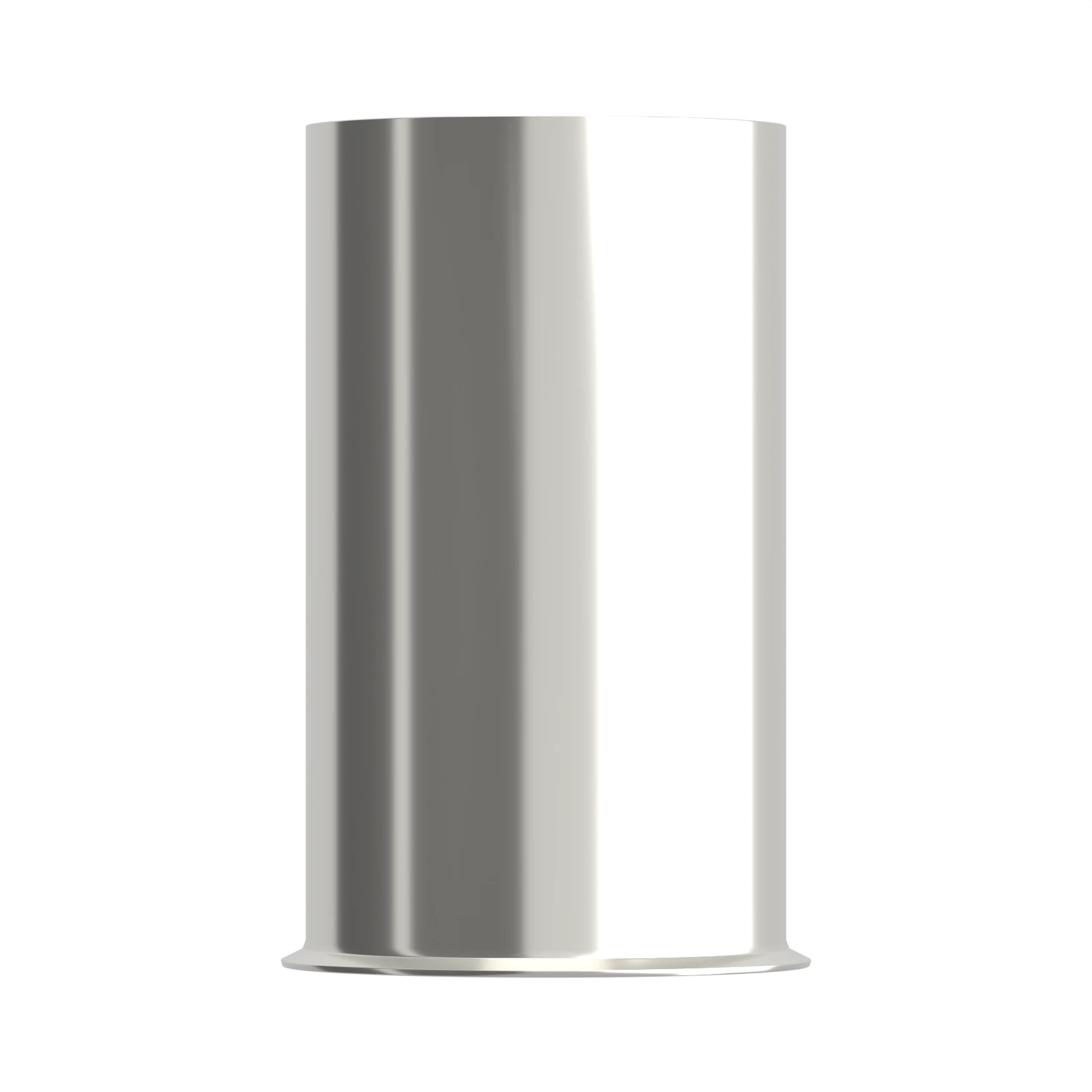 HEN70-25 non-insulated bootlace ferrule, 70 mm² / 2/0 AWG, 25 mm barrel, front view