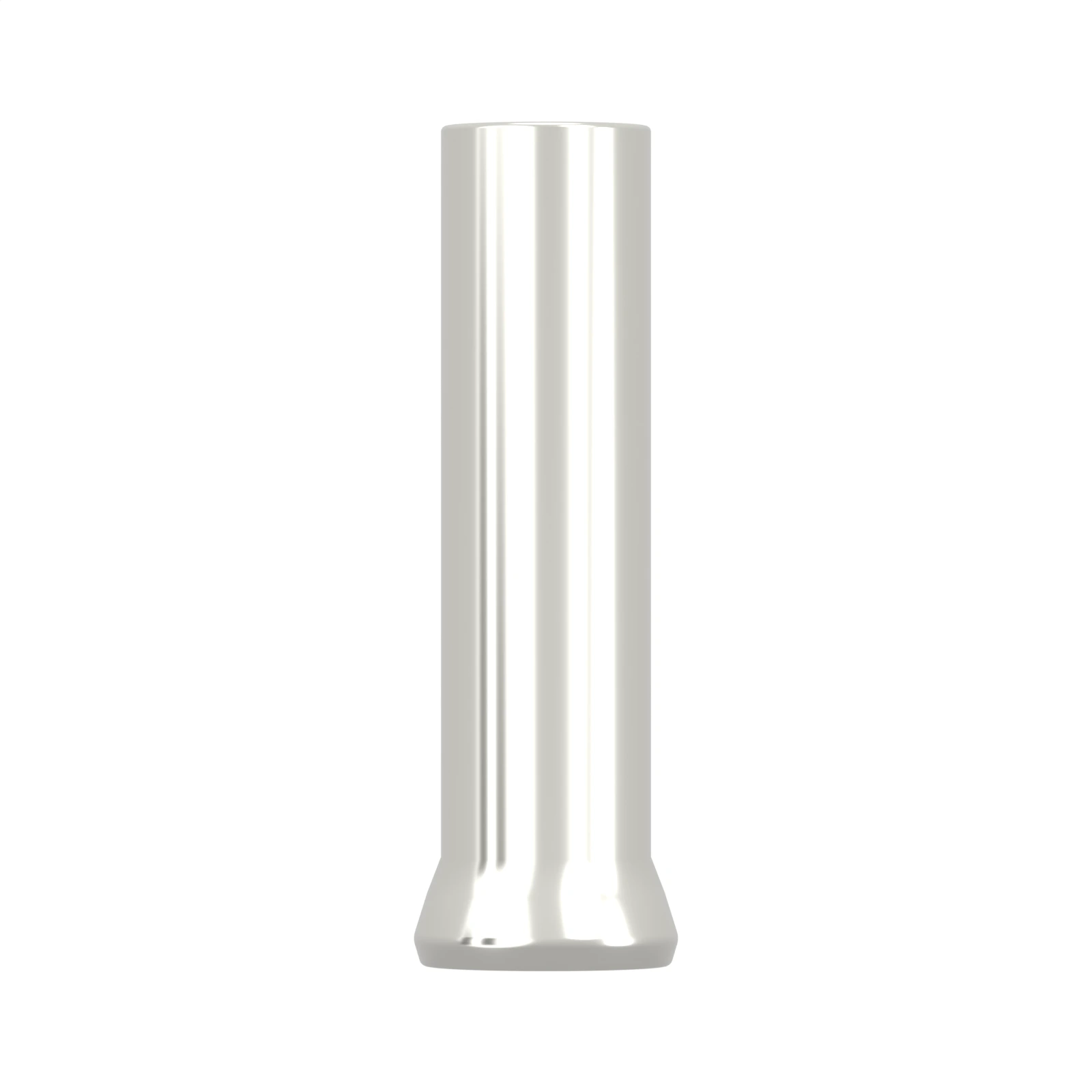 HEN7506 non-insulated bootlace ferrule, 0.75 mm² / 20 AWG, 6 mm barrel, front view