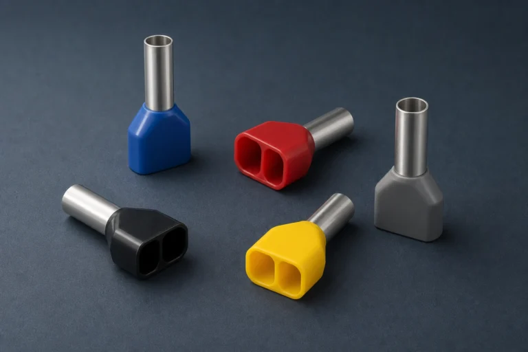 Twin wire ferrules in multiple collar colours and sizes